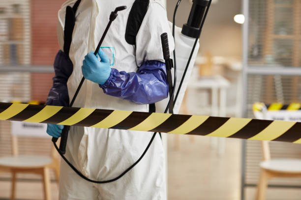 Professional Blood Cleanup technician working in Flagtown, NJ